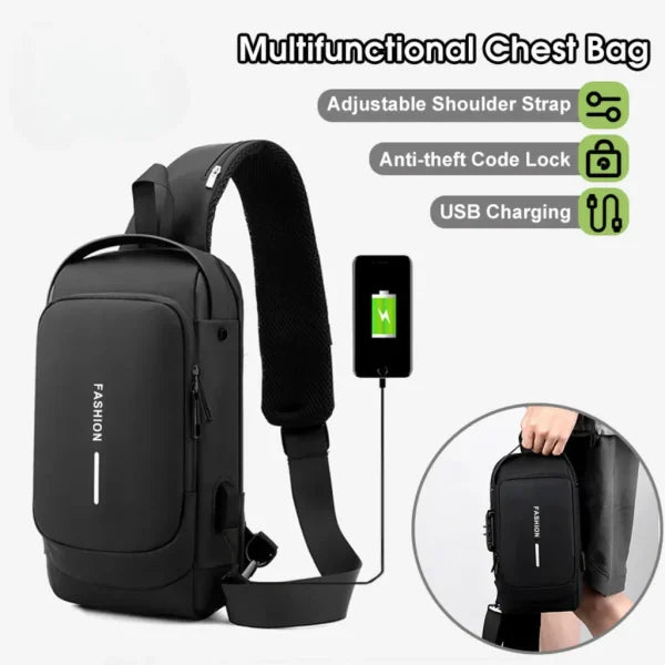 SecureFit Travel Chest Bag