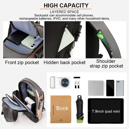 SecureFit Travel Chest Bag