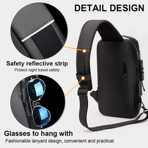SecureFit Travel Chest Bag