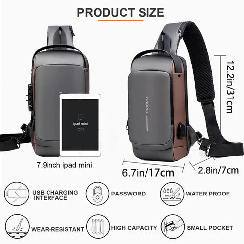 SecureFit Travel Chest Bag