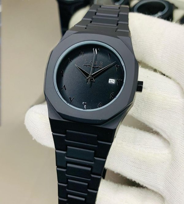 Full Black Aura Quartz Watch – Minimalist Premium Analog