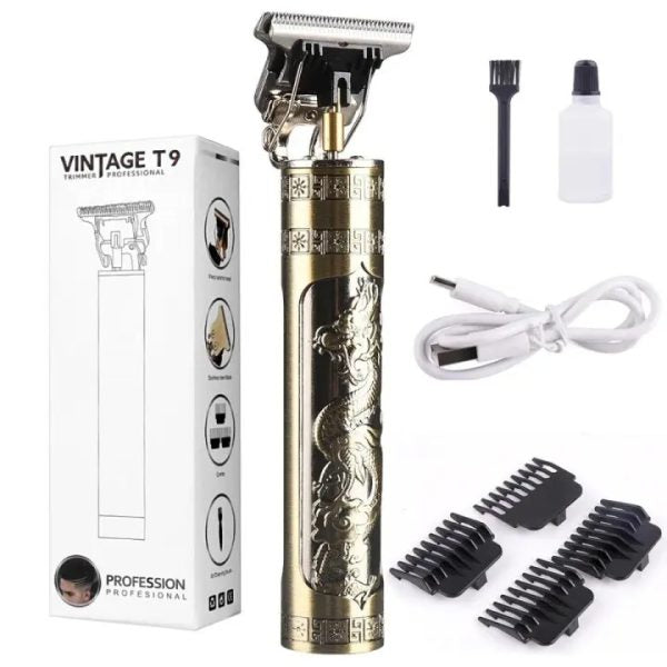 T9 Professional Hair Trimmer – Zero-Gapped Electric Beard & Hair Clipper