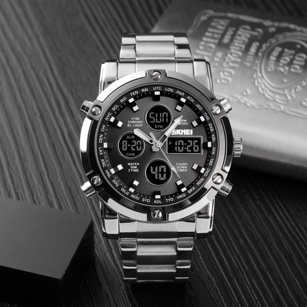 Skemie 1389 Men’s Digital Analog Watch