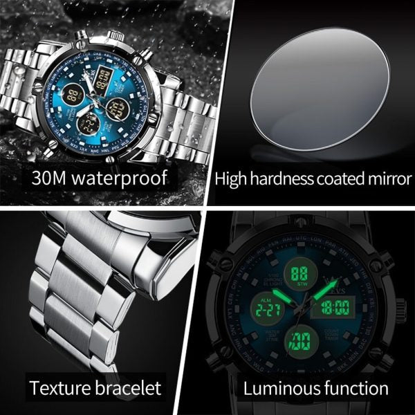 Skemie 1389 Men’s Digital Analog Watch