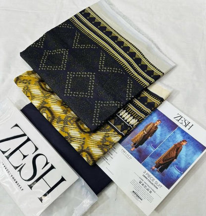 ✨ Zesh ✨ 3 Pieceunstitched Suit