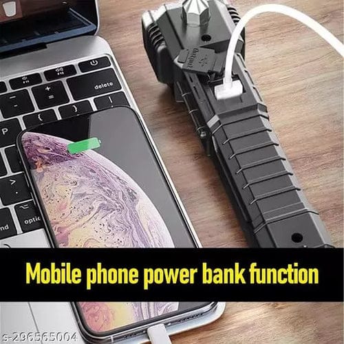 Multifunctional LED Torch with Tactical Hammer