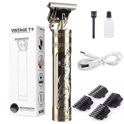 T9 Professional Hair Trimmer – Zero-Gapped Electric Beard & Hair Clipper